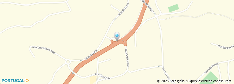 Mapa de Travessa da Estrada de Vale Cântaro