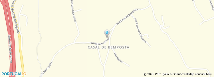 Mapa de Travessa do Casal da Bemposta