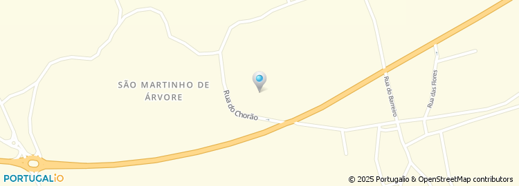 Mapa de Travessa do Chorão