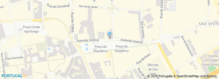 Mapa de Comissão Instaladora do Laboratório Ibérico Internacional de Nanotecnologia- Inl
