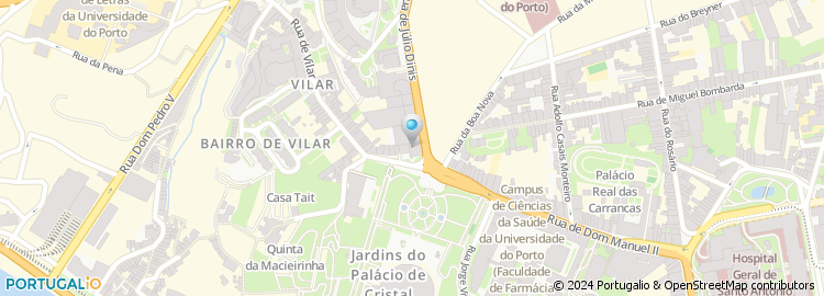 Mapa de Companhia Seguros Tranquilidade, Porto (Central)