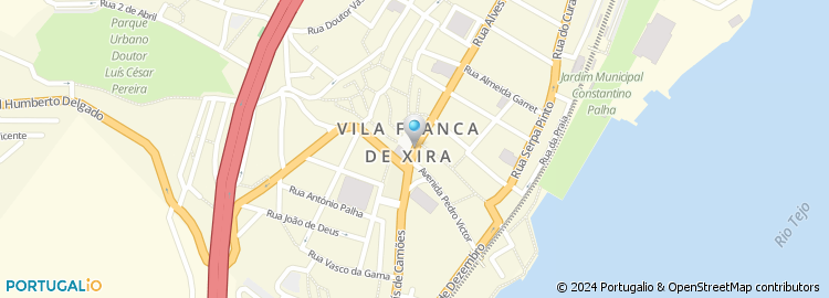 Mapa de Companhia Seguros Tranquilidade, Vila Franca de Xira