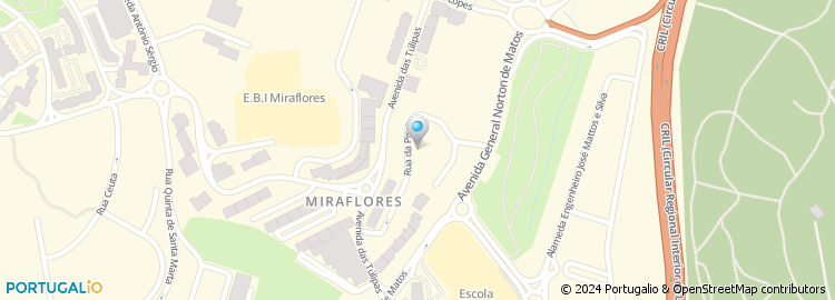 Mapa de Complexo Miraflores - Asia - Actividades e Similares, Lda