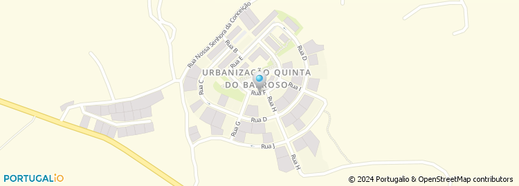 Mapa de Urbanização Quinta do Barroso