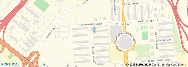 Mapa de Condominio do Predio da Urbanização da Portela