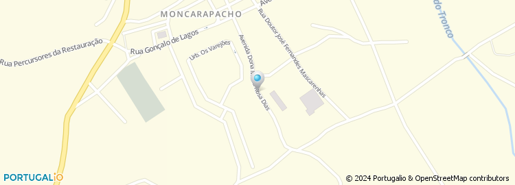 Mapa de Condominio do Predio Sito em Maragota, Moncarapacho