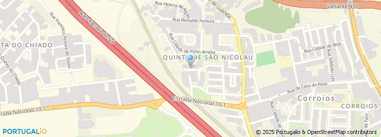 Mapa de Confecções Dabela