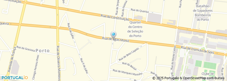Mapa de Confecções Serpa Pinto