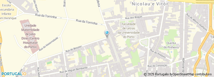 Mapa de Confeitaria Breiner, Lda
