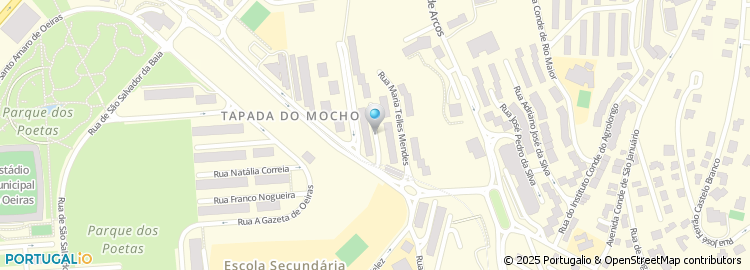 Mapa de Cons. Veterinario de Paço d`Arcos Tapada do Mocho