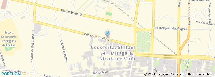 Mapa de Conservatoria do Registo Comércio do Porto - 3ª Secção