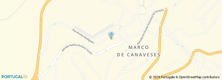 Mapa de Conservatoria do Registo Predial / Comercial - Marco de Canaveses