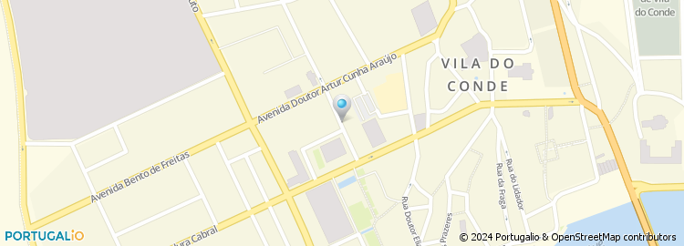 Mapa de Conservatoria do Registo Predial de Vila do Conde
