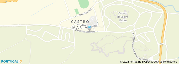 Mapa de Conservatória Registo Civil, Predial e Comercial  de Castro Marim