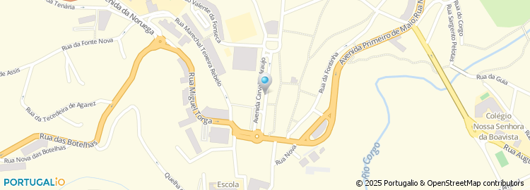 Mapa de Conservatório Regional de Vila Real