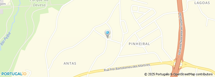 Mapa de Construções Pinheiral, Lda