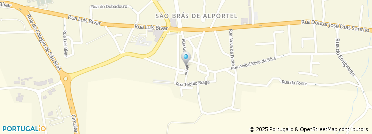 Mapa de Construtora São Bras Alportel, Lda