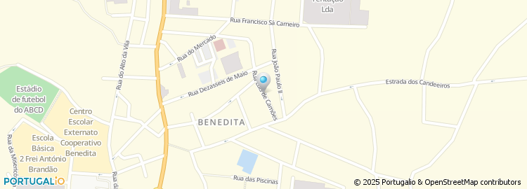 Mapa de Contacte Taxi, Lda