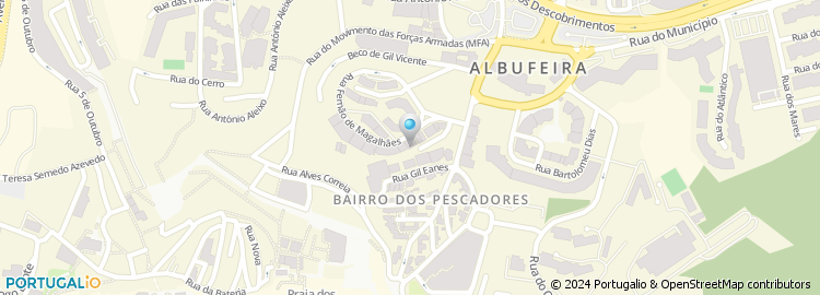 Mapa de Coopealbufeirense-Cooperativa Central de Taxis de Albufeira Crl