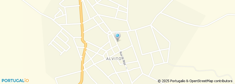 Mapa de Cooperativa de Ensino do Concelho de Alvito