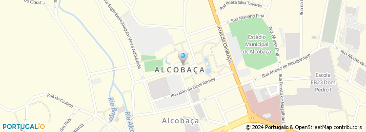 Mapa de Cooperativa de Informação e Cultura de Alcobaça - Cical, Crl
