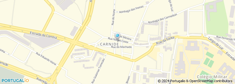 Mapa de Coreto de Carnide - Restaurante e Bar, Lda