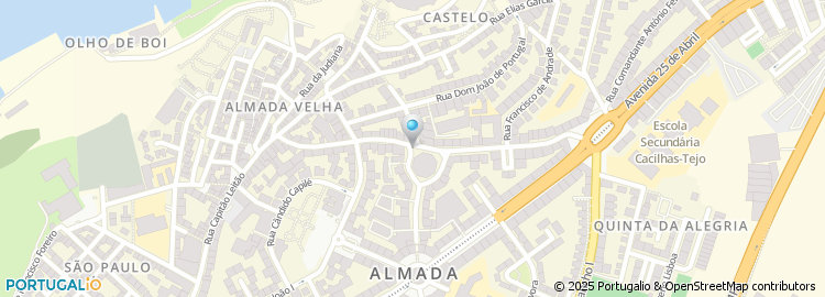 Mapa de Correia Santos & Alves, Lda