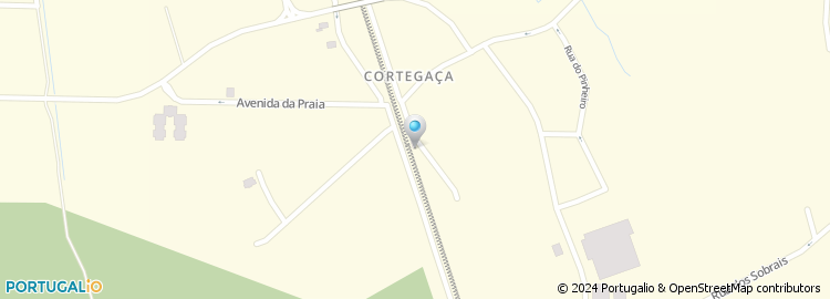 Mapa de Cortegatex - Centro Exportador Lda