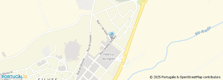 Mapa de Cortisilves-Comercio e Industria de Cortiça Lda