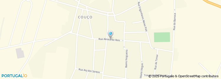 Mapa de Rua Almirante Reis