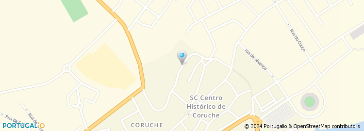 Mapa de Corujinha - Centro de Estudos e Apoio Pedagógico de Coruche