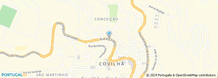 Mapa de Coviagro - Gab. Agro - Pecuario da Cova da Beira, Lda