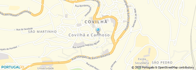 Mapa de Apartado 500, Covilhã