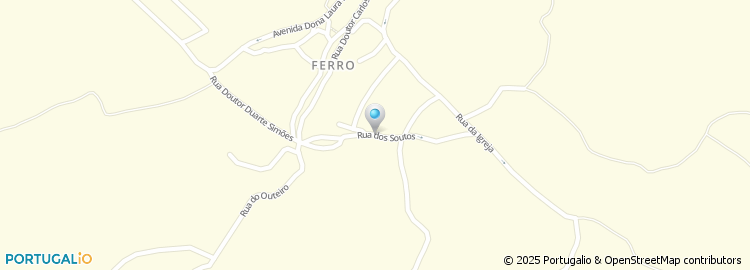 Mapa de Calçada da Cancela