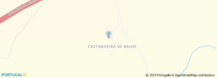 Mapa de Castanheira de Baixo
