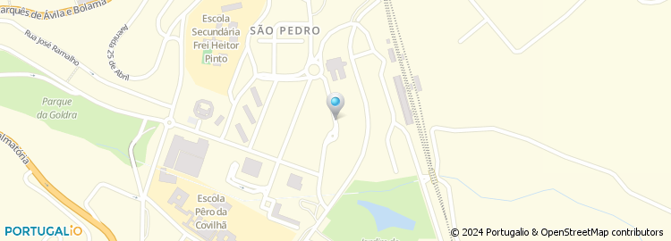 Mapa de Rua Arquiteto Manuel João Calais