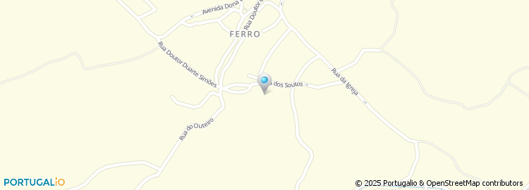 Mapa de Rua da Fonte Nova