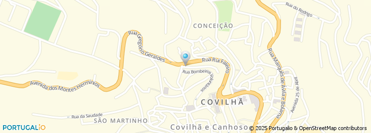 Mapa de Rua Norte