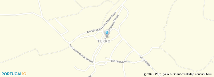 Mapa de Rua Poço Frio