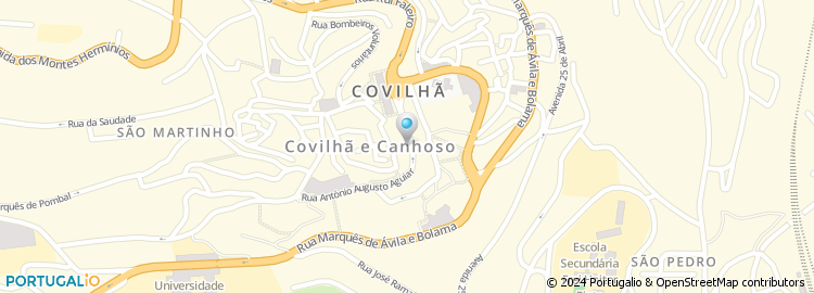 Mapa de Rua Vasco da Gama