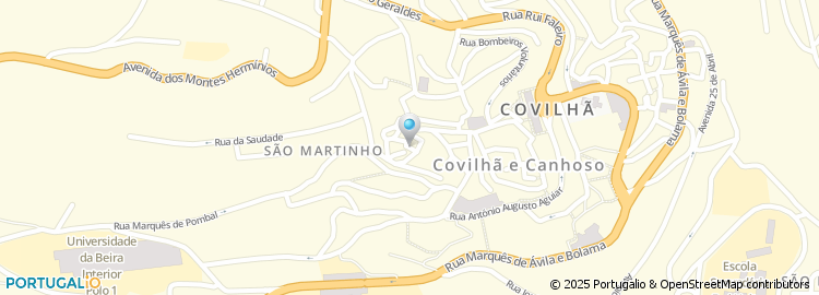 Mapa de Travessa Cotovelo