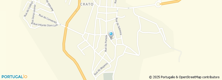 Mapa de Rua Dom António Prior do Crato