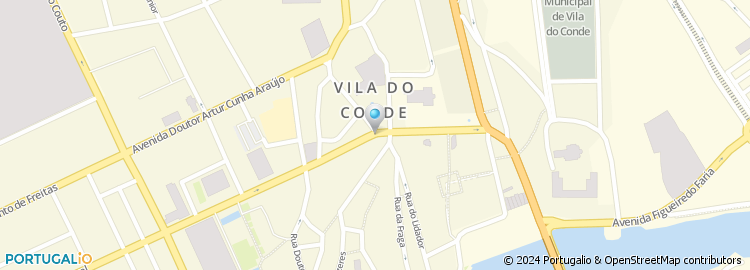 Mapa de Crevic - Consultório de Radiologia e Ecografia de Vila do Conde, Lda