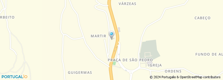 Mapa de Cruz, Martins & Pinho Lda