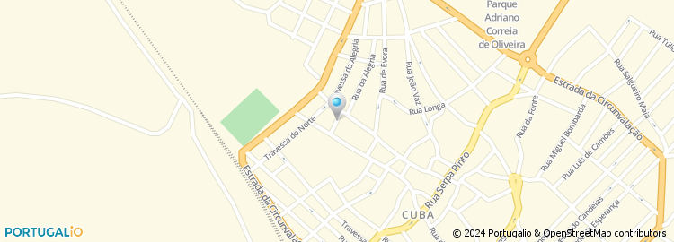 Mapa de Rua Doutor António Sardinha