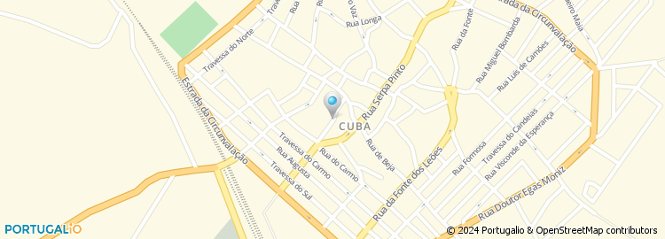 Mapa de Rua Manuel Vitorino Batarda