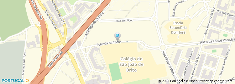 Mapa de CUPAV - Centro Universitario Padre Antonio Vieira