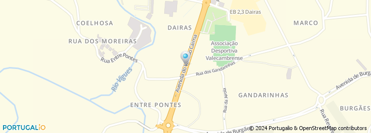 Mapa de Dairas - Padaria e Pastelaria, Lda