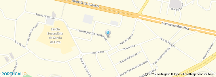 Mapa de David Llera Dominguez - Cabeleireiros Lowcost, Unipessoal Lda