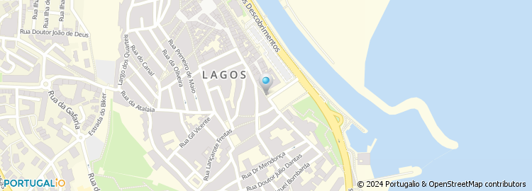 Mapa de Delegação Aduaneira de Lagos